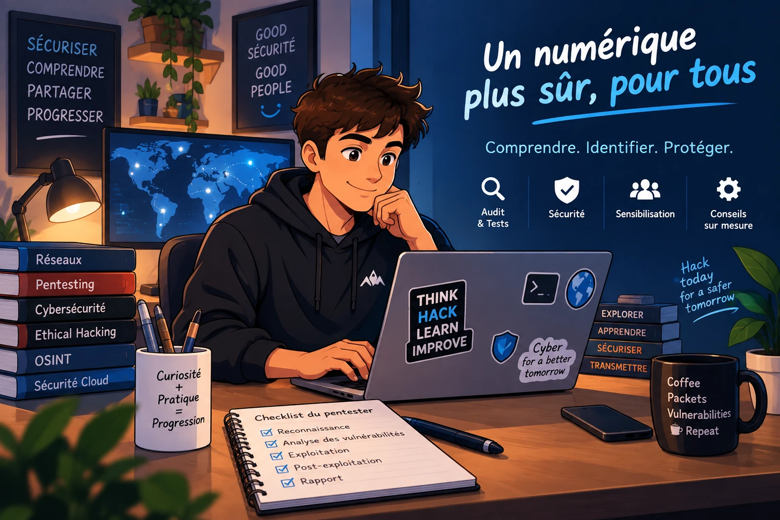 Cybersécurité en Finistère Nord – audit OSINT, sensibilisation phishing et protection numérique